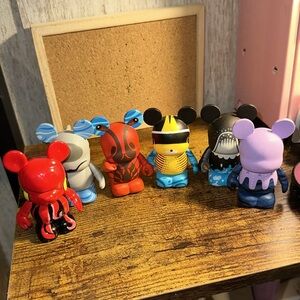 DISNEY VINYLMATION SEA CREATURES SERIES LOT OF 6